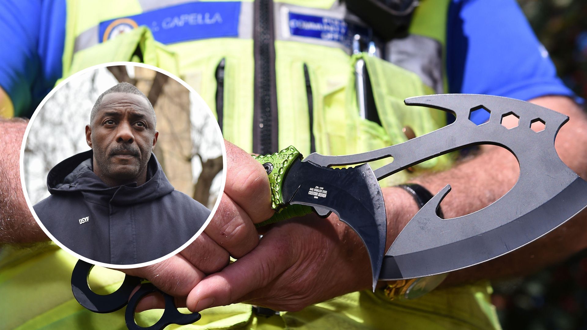 Ban On Zombie Knives And Machetes Set To Be Fast Tracked By   Idris Elba Zombie Knives 